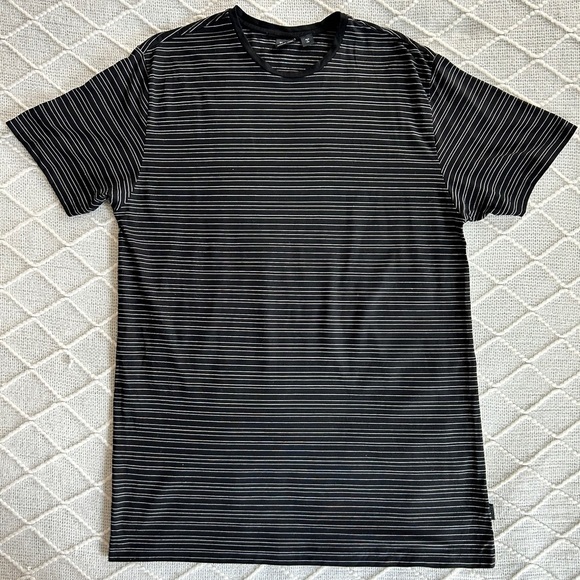 BOSS Hugo Boss Men’s 100% Cotton Black/White striped shirt. XL - Picture 10 of 11